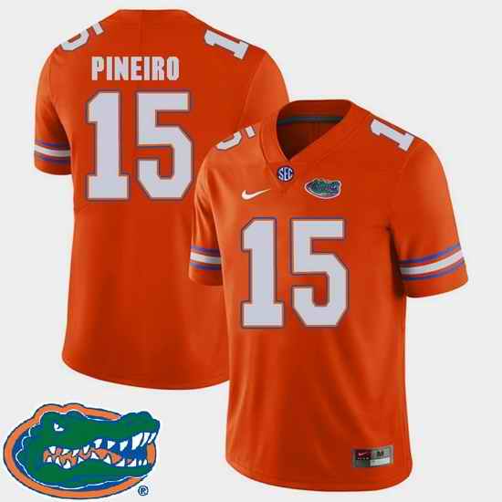 Men Florida Gators Eddy Pineiro Orange College Football Sec 2018 Jersey